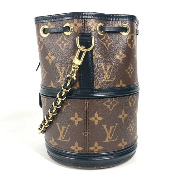 LOUIS VUITTON M83480 Monogram Kanoe Hand Bag Drawstring Pouch Chain Shoulder Bag - Picture 4 of 15